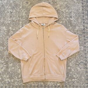 Princess Polly Beige Waffle Knit Zip-Up